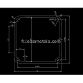 Processus d'extrusion d'aluminium en aluminium étanche en aluminium